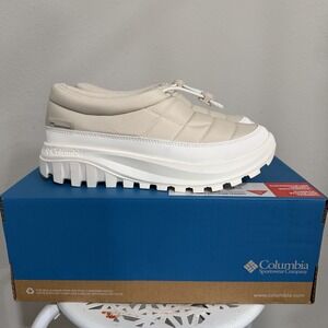 Columbia Womens Snowtrot Unwind Snow Shoe Dark Stone/Sea Salt Size 8